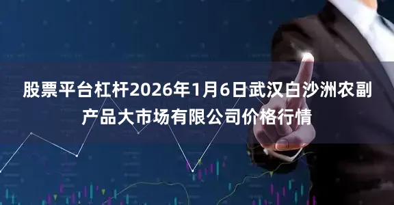 股票平台杠杆2026年1月6日武汉白沙洲农副产品大市场有限公司价格行情